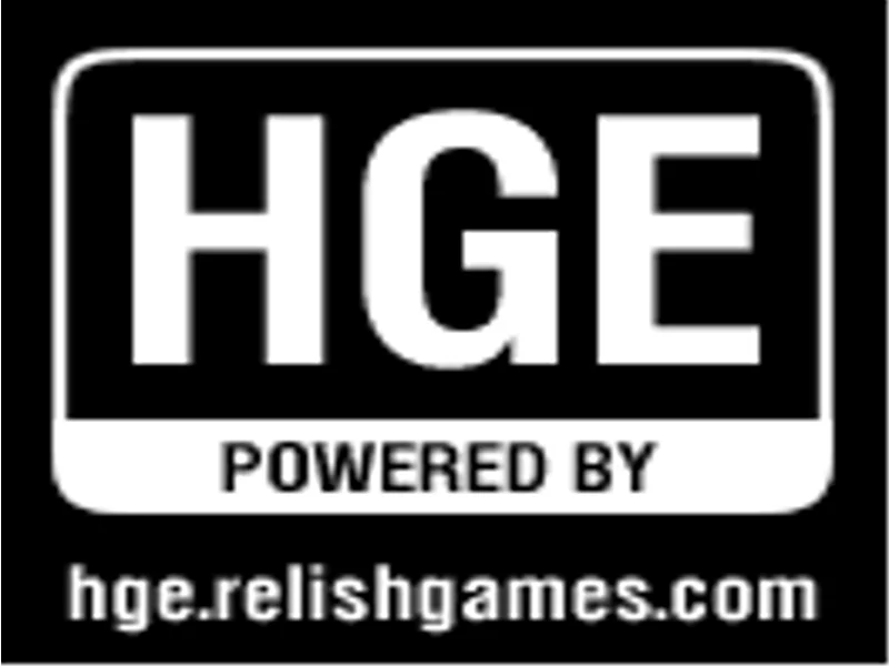 Логотип HGE Powered by Relish Games игровой движок для разработки видеоигр